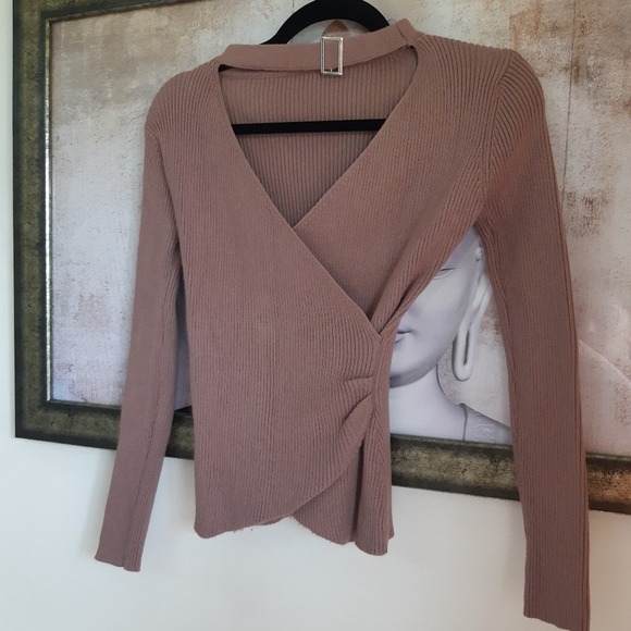 Brown knit top - Picture 3 of 3